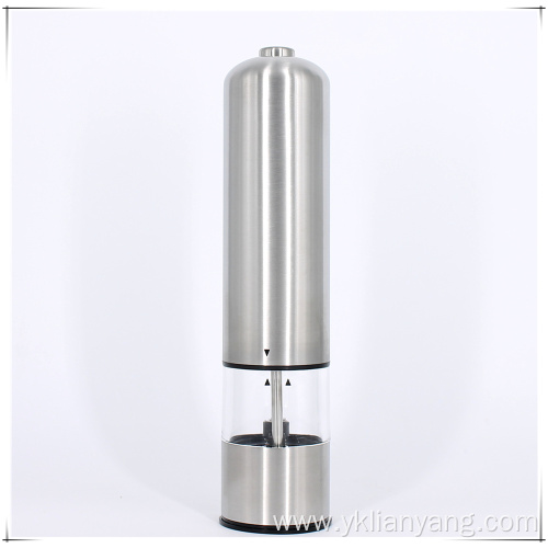 Salt and pepper mill grinder with acrylic